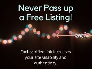 Read more about the article Never pass up a free listing: Your Yelp Listing