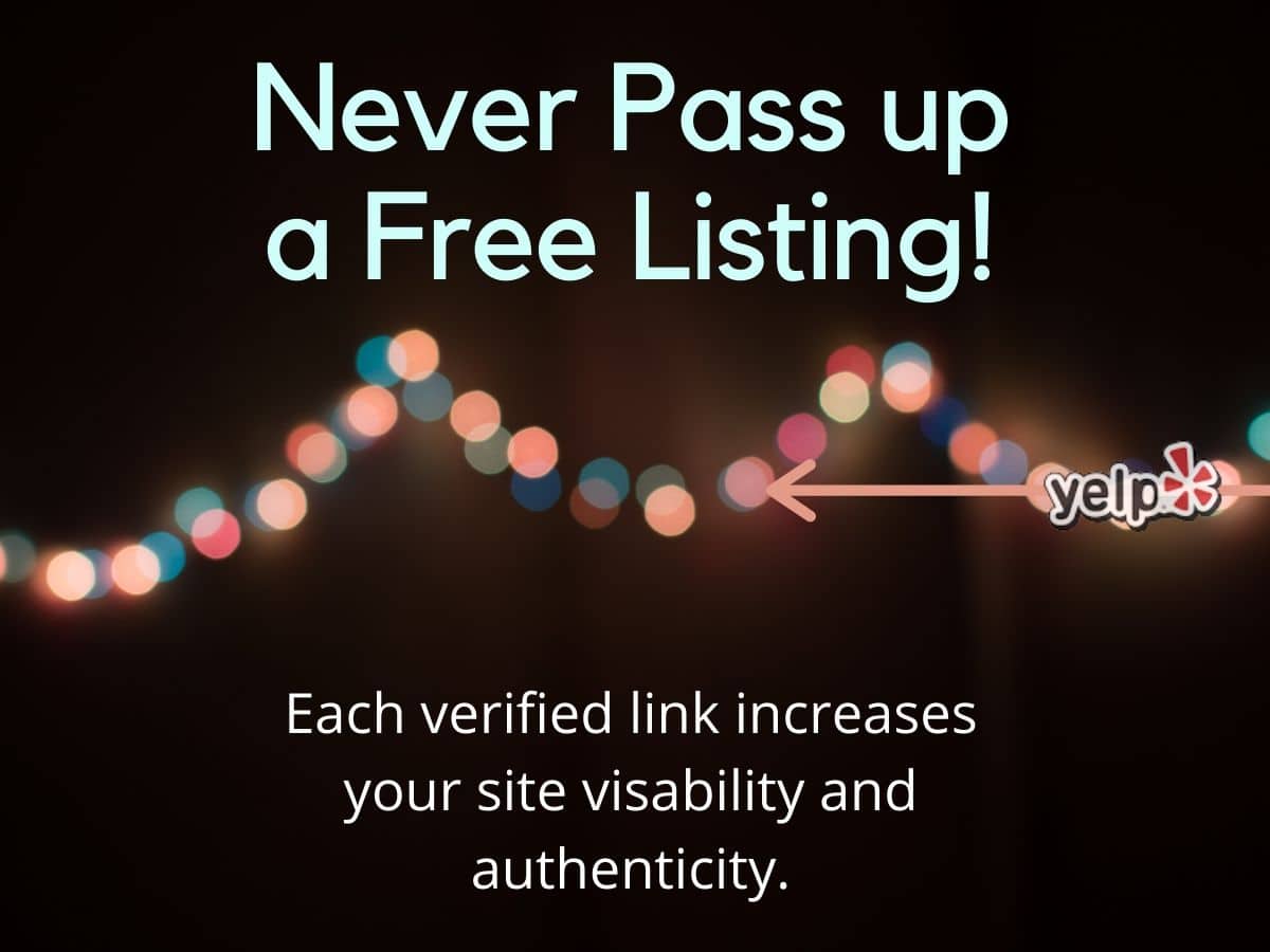 You are currently viewing Never pass up a free listing: Your Yelp Listing