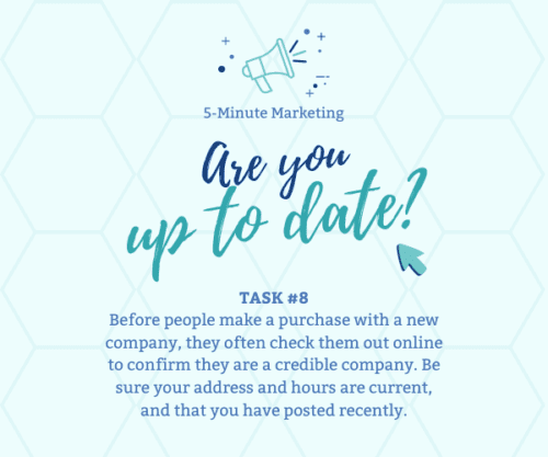 Read more about the article 5-Minute Marketing: Task #8