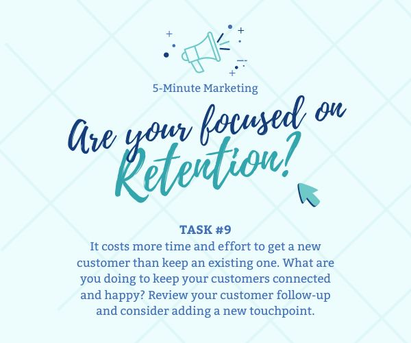 You are currently viewing 5-Minute Marketing: Task #9
