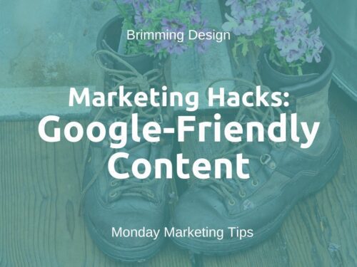 Read more about the article Marketing Tips: Google Friendly Content