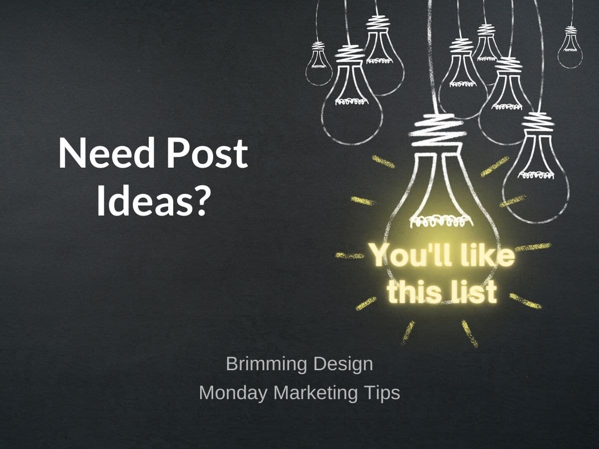 You are currently viewing Need Post Ideas! You’ll like this list