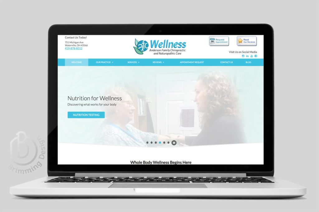 chiropractor website design