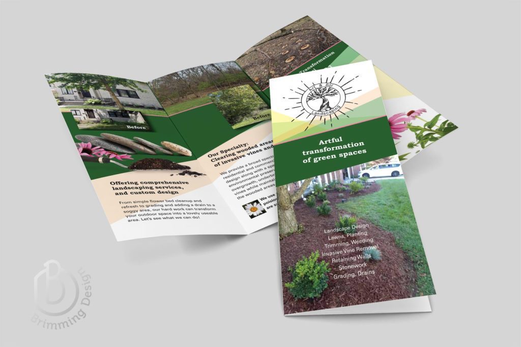landscaping brochure design