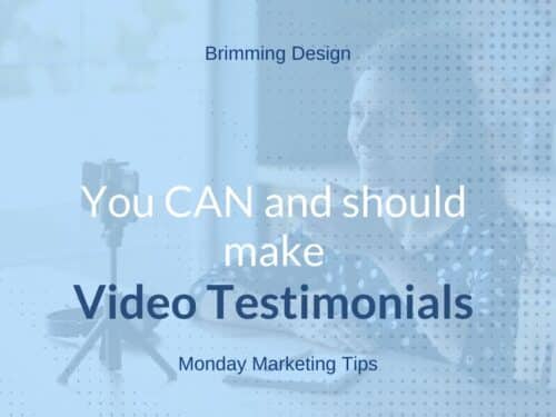 Read more about the article You CAN and should make testimonial videos.